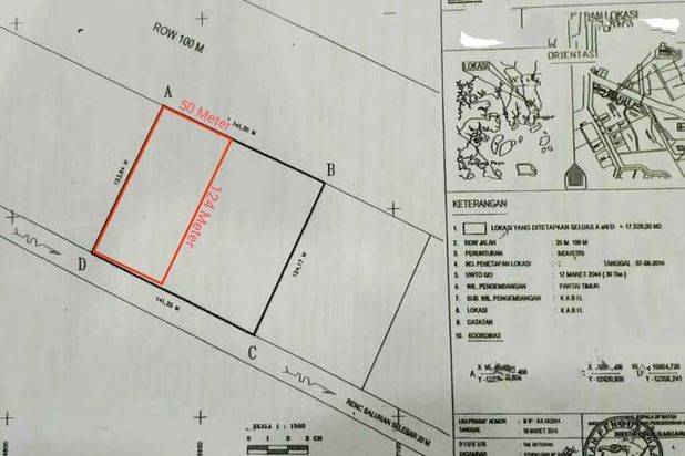 Di jual murah Berapa bidang lahan peruntukan industri