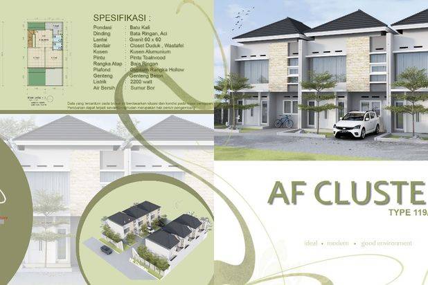 Rumah Cluster Alikha Residence Di Kreo Larangan Tangerang