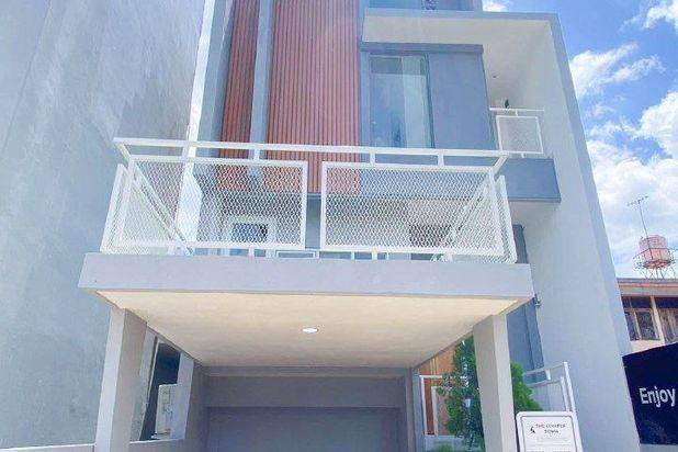 Rumah 3 Lantai Baru Unfurnished SHM di Rtm Kelapa Dua, Depok