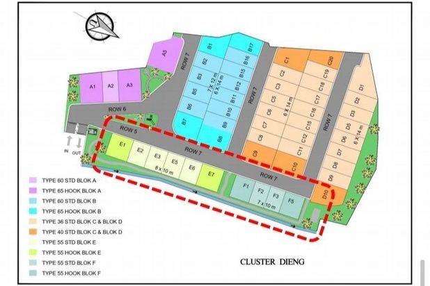 Rumah Baru Dalam Cluster di Cinangka Sawangan Depok