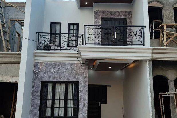 Rumah Baru 2 Lantai Dalam Cluster Pinggir Jalan Utama Gas Alam Cimanggis Depok