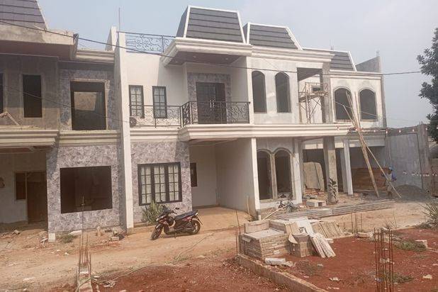 Rumah Baru 2 Lantai Dalam Cluster Pinggir Jalan Utama Gas Alam Cimanggis Depok
