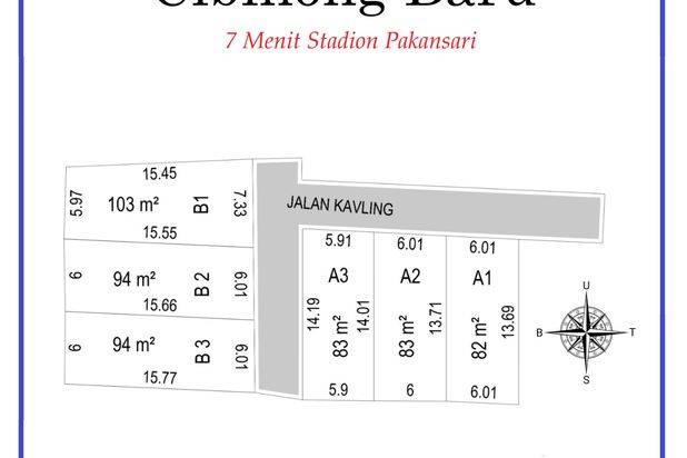 Tanah Kaveling Murah Area Cibinong Dekat Gerbang Tol Sentul 2