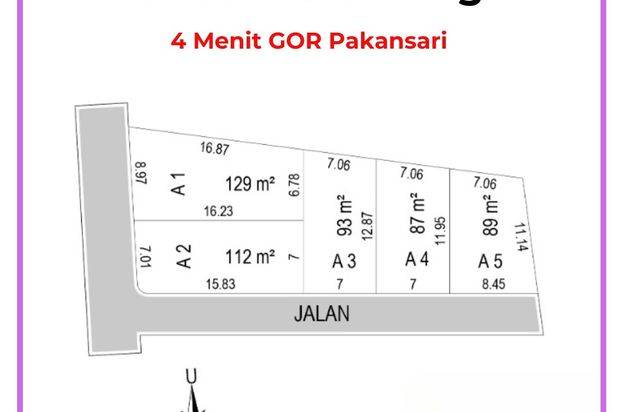 Tanah Kaveling Strategis Area Cibinong Murah Dekat Vivo Mall Sentul