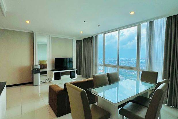 Sewa Apartemen Via Ciputra World 2 BR Lantai 35 Fully Furnished