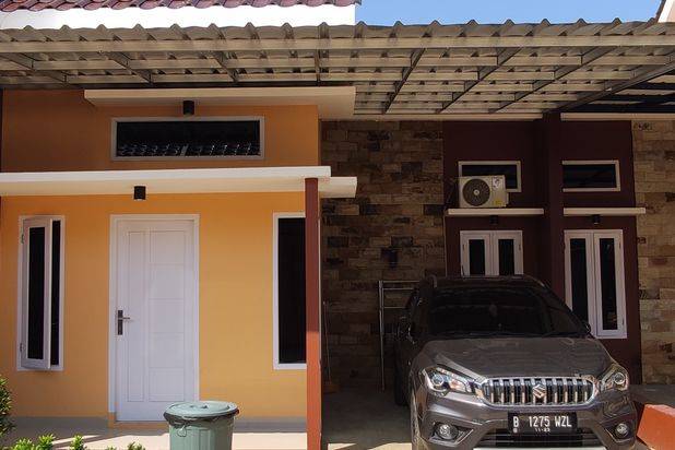 Rumah di cluster dekat pintu tol sawangan,dekat stasiun,lokasi strategis dan bebas banjir