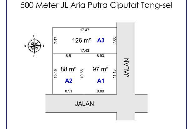 Tanah Murah Kedaung Ciputat SHM