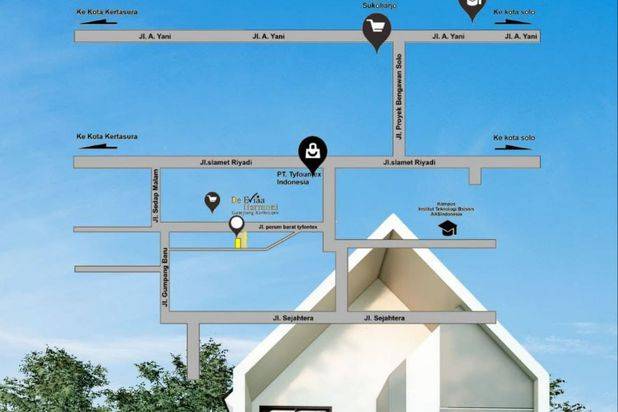 Rumah Termurah Di Sukoharjo Hanya 200jtan Bisa Kredit