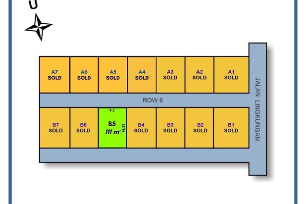 4 Menit Ke Alun alun Seletan Cocok Untuk Hunian Maupun Homestay - oleh
