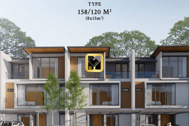 Rumah Baru 3 Lantai Unfurnished Diamond Pavilion