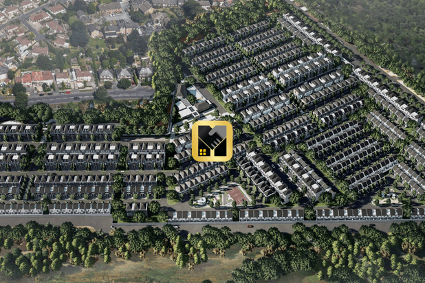 Rumah Baru 3 Lantai Unfurnished Diamond Pavilion