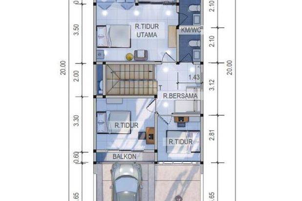 Rumah Baru 2 Lantai di Turangga Lengkong Bandung