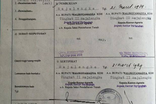 Dijual Tanah Sudah SHM Seluas 25.600 M2 di Majalengka Kota