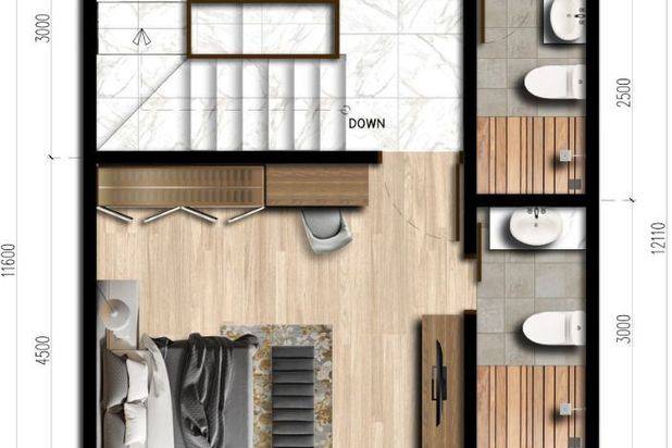 RUMAH SIAP HUNI TINGGAL PINDAH DALAM CLUSTER 2 CARPORT
