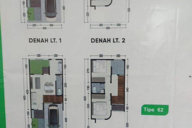 RUMAH 2 LANTAI DEKAT STASIUN KERETA DI CIPAYUNG