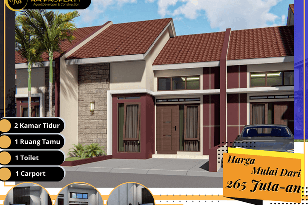 Rumah Baru Murah Bergaya Modern Surat Shm Lokasi Sangat Strategis