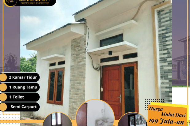 Dijual Rumah Baru 2 Lantai di Citayam Akses Dekat Jalan Utama