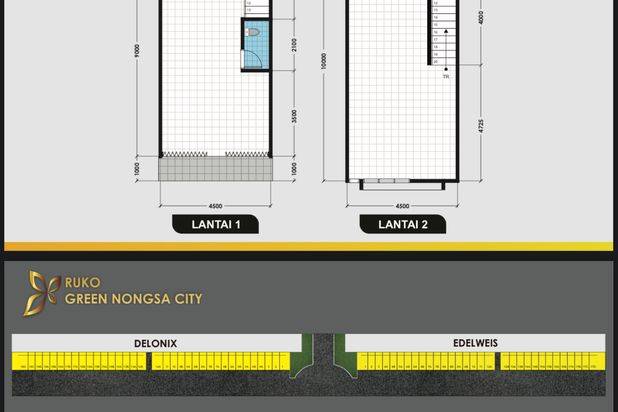 Ruko Baru 2 Lantai Green Nongsa City Lokasi Strategis Design Minimalis