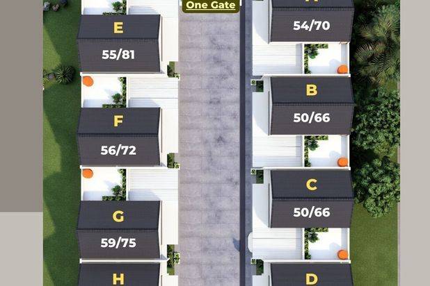 Rumah Cluster 1 Lantai Free Biaya Di Jatiasih