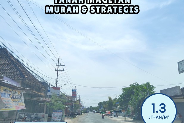 Jual Tanah Magetan 1jutaan Dekat Stasiun Ka Barat Strategis