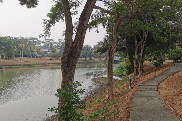 Kavling view danau & taman langka di Telaga Golf BSD