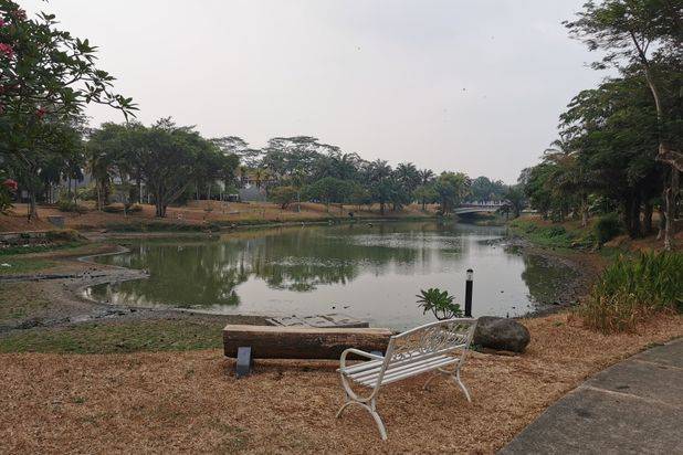 Kavling view danau & taman langka di Telaga Golf BSD