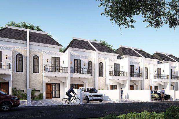 RUMAH MEWAH 2 LANTAI DI CIBUBUR DEKAT KE GERBANG TOL JATIWARNA