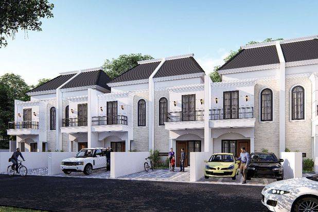 RUMAH MEWAH 2 LANTAI DI CIBUBUR DEKAT KE GERBANG TOL JATIWARNA
