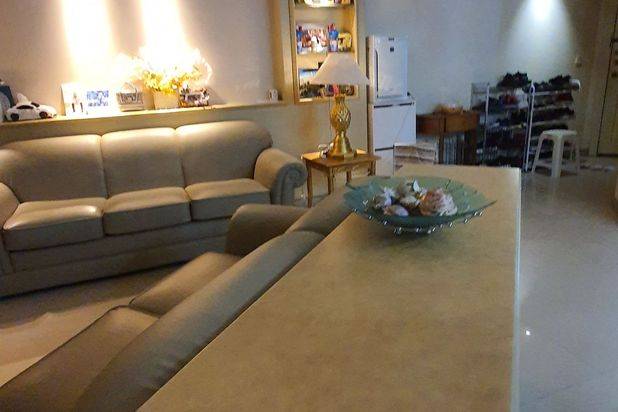 Kondo TA 146m,KT 3+1,dijual cepat,total reno dan semi FF. Apartemen Taman Anggrek 3 Kamar Tidur Bagus Semi Furnished
