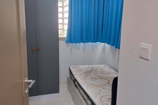 Taman Anggrek Residence-50m,KT2,FF lengkap,murah. Apartemen Taman Anggrek Residences 2 Kamar Tidur Bagus Furnished