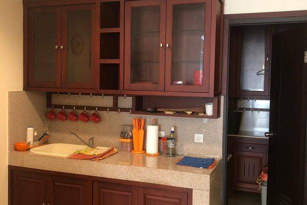 Apartemen Cosmo Mansion Thamrin City 3 Brs Huk View Teluk Jakarta Fully Furnished