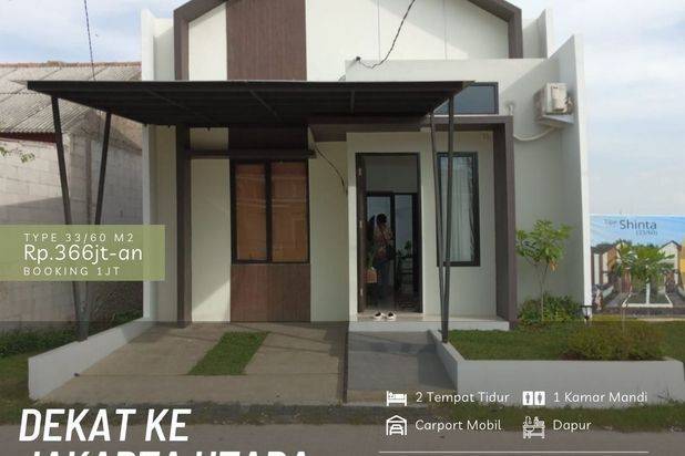 Rumah di babelan bekasi dkt koja tanjung priuk jakarta