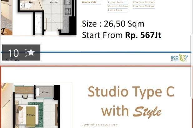 APARTEMENT CITRA PLAZA NAGOYA BATAM. PROMO FULLY FURNISHED.