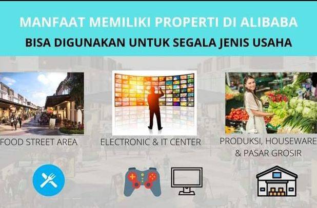 GUDANG ALIBABA COMMERCIAL CENTRE BATU AJI. BELI 1 LT DAPATNYA 2LT