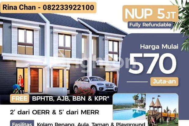 EITS MAU KASIH INFO NIH... ADA RUMAH 500 JT-AN DI SURABAYA TIMUR CICILAN RINGAN MULAI 2 JT an