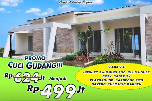 RUMAH CLUSTER GREEN CANYON BENGKONG VIEW LAUT. PROMO ALL IN!