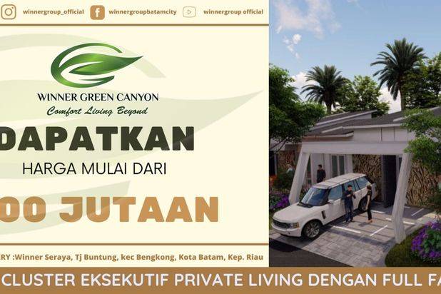 RUMAH CLUSTER GREEN CANYON BENGKONG VIEW LAUT. PROMO ALL IN!