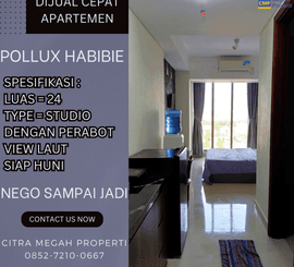 Dijual Murah Apartemen Pollux Habibie