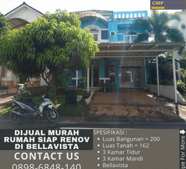 DiJual Rumah Murah Siap Renov Di Bellavista Batam Center
