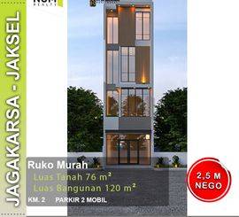 Dijual Murah Ruko di Jln Raya Kahfi 2 Jagakarsa Jakarta Selatan