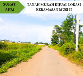 Dijual tanah murah siap bangun lokasi keramasan