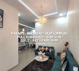 RUMAH SECONDARY - FULL FURNISHED - SEMUA MASIH BARU - DALAM KOMPLEK - JALAN TAPIAN NAULI PASAR 3 RINGROAD SETIABUDI - DEKAT RING ROAD CITY WALK MEDAN