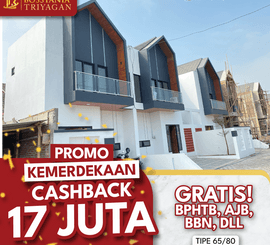 Perumahan Mewah Dua Lantai Bergaya Skandinavian Dekat RS Moewardi