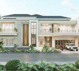 Rumah Luxury bebas design di Kawasan Komplek Pemda