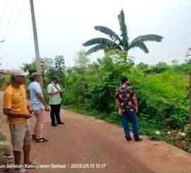 Tanah darat siap bangun cocok tuk perumahan, jalan 2 mobil,di tambun selatan