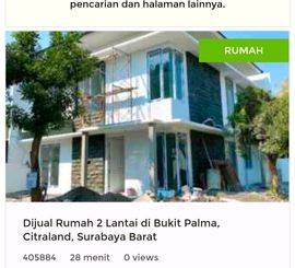 Disewakan Rumah Baru Karelia Deluxe
Northwest Park, Citraland