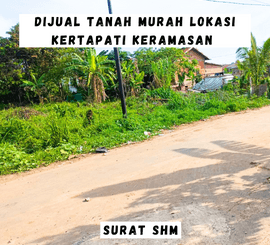 Dijual tanah murah lokasi keramasan kertapati