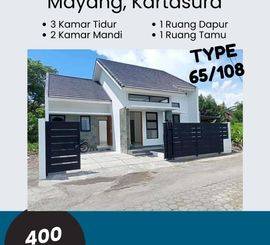 Rumah 108 Minimalis Murah Baru Mayang Gatak Gentan Solo