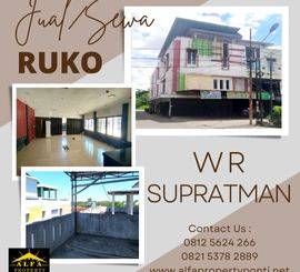Disewakan Ruko WR Supratman Kota Pontianak