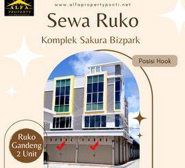 Disewakan Ruko Sakura Bizpark Kota Pontianak